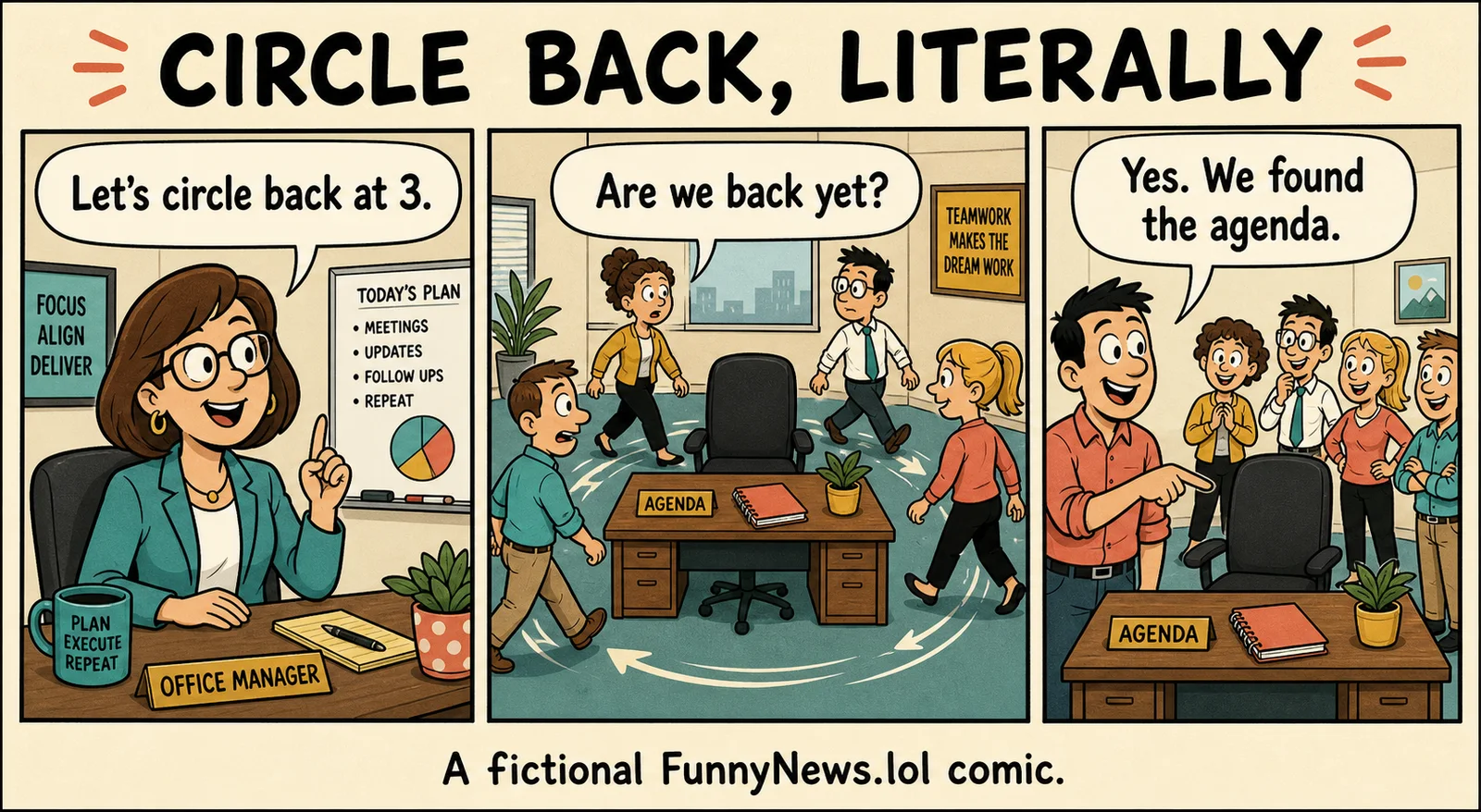 Circle Back, Literally