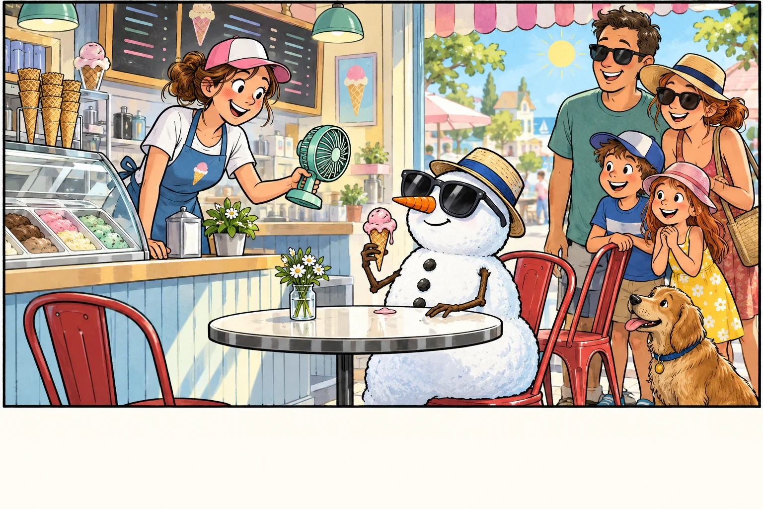 Caption This: The Ice-Cream Shop’s Coolest Customer